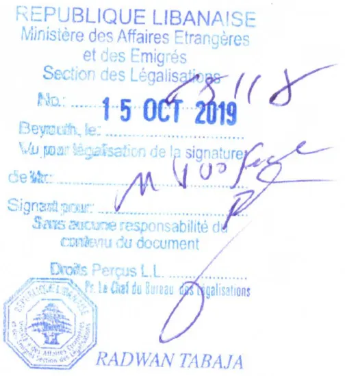 Consular legalization in Lebanon Consular legalization in Lebanon